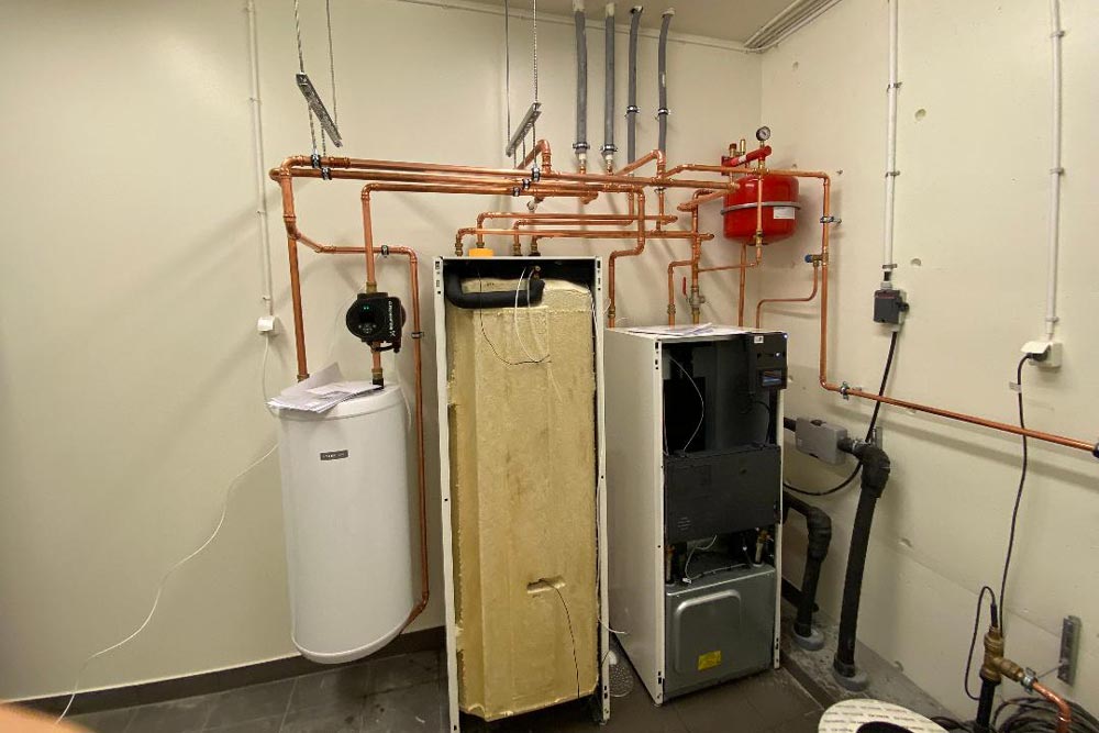 Värmepumpar med kopparrör